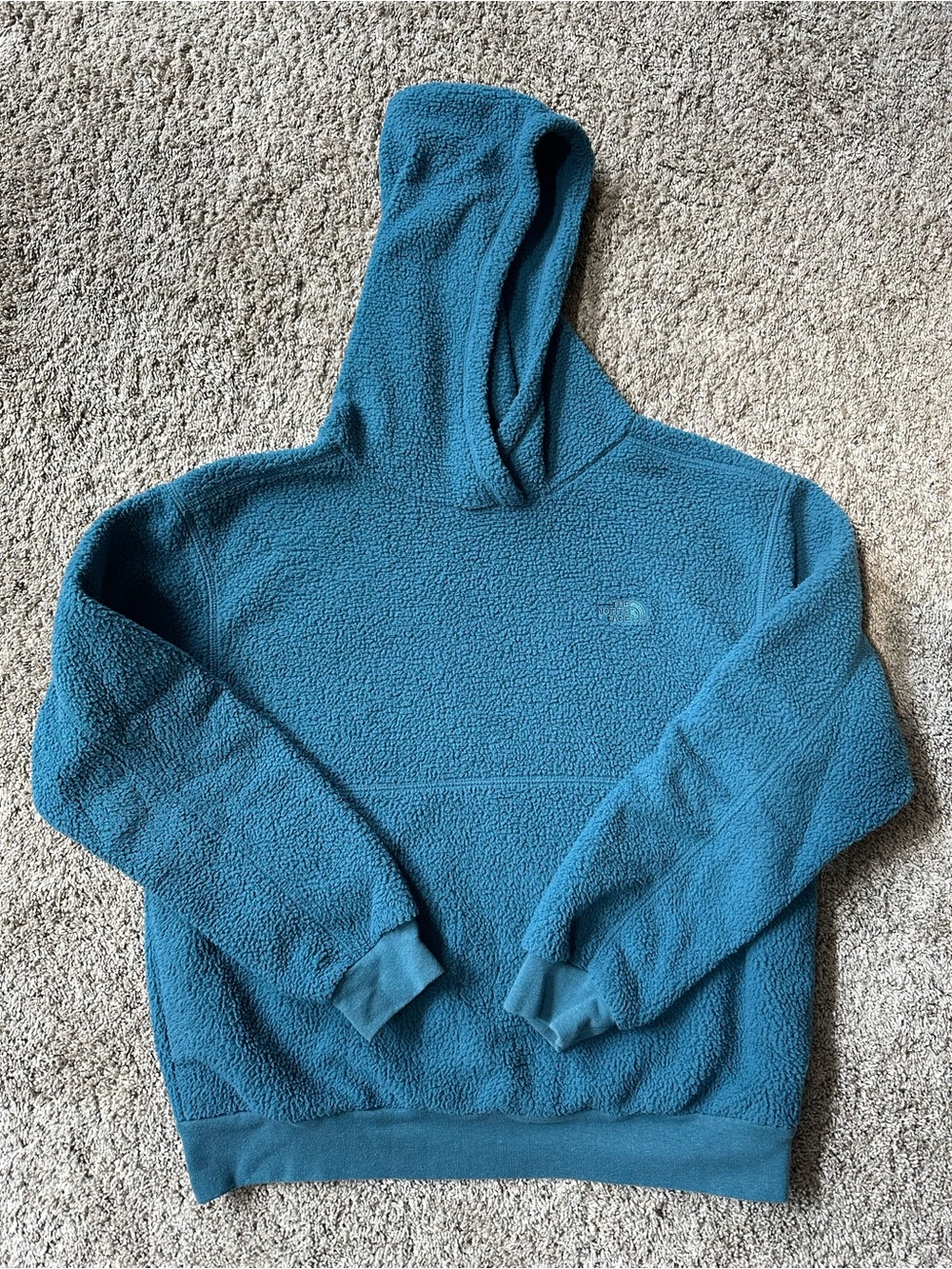 The North Face Women's Teal Fleece Hoodie Size M